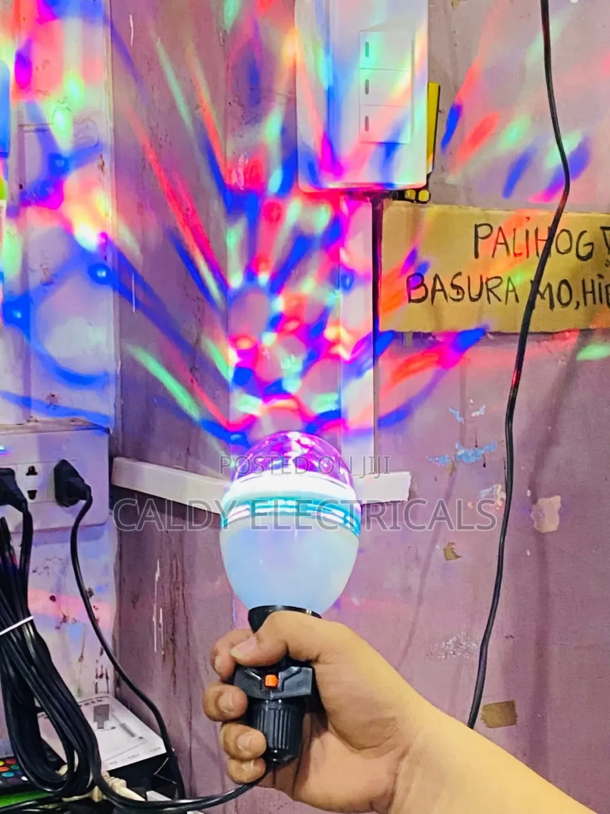 Vintage Led Full Color Rotating Bulb Jh9