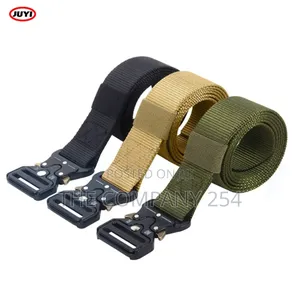 Tactical Outdoor Multifunctional Quick Release Canvas Training Belt
