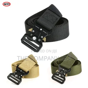 Tactical Outdoor Multifunctional Quick Release Canvas Training Belt