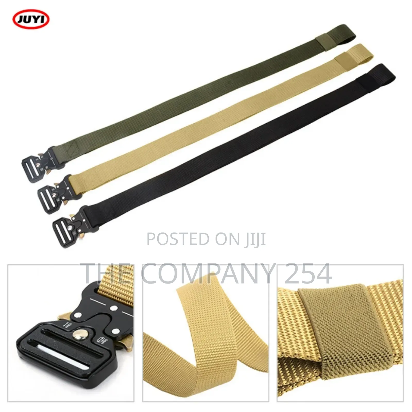 Tactical Outdoor Multifunctional Quick Release Canvas Training Belt