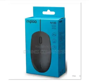 Rapoo Wired Optical Mouse N100 - Black