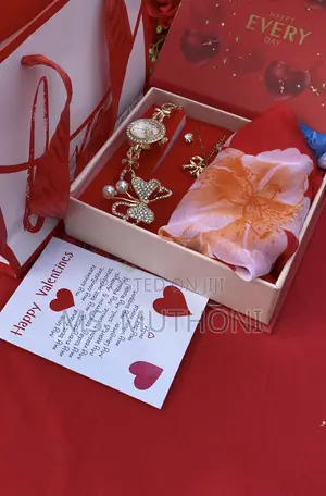  Chiffon Scarf Valentines Ladies Gift Set *