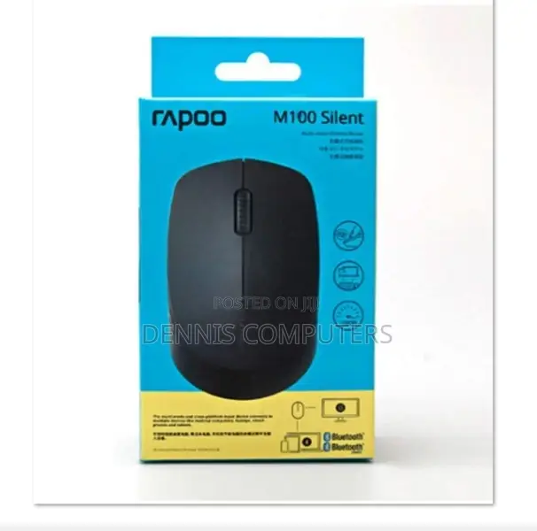 Rapoo Multi-Mode Silent Wireless Mouse M100 Silent - Grey