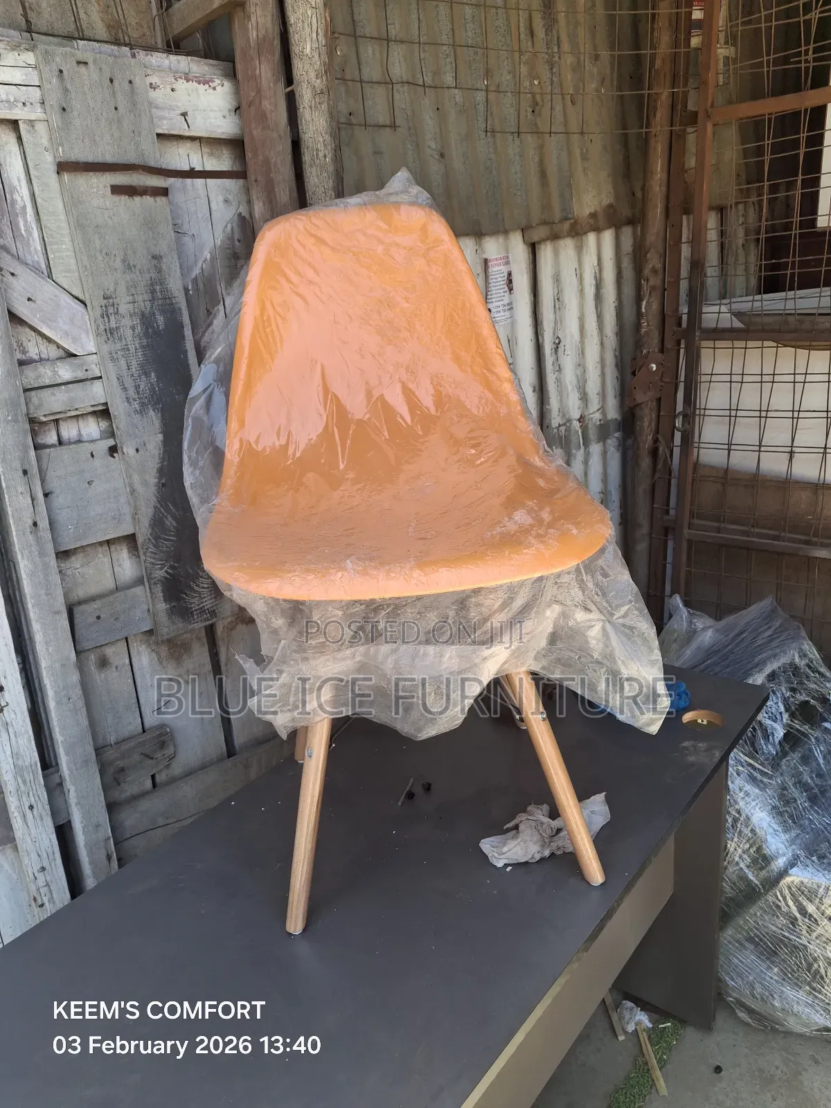 Orange Eames Chair