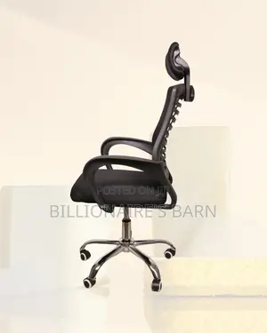 Headrest Office Chair | Comfort Meets Style, Lower-Back Support