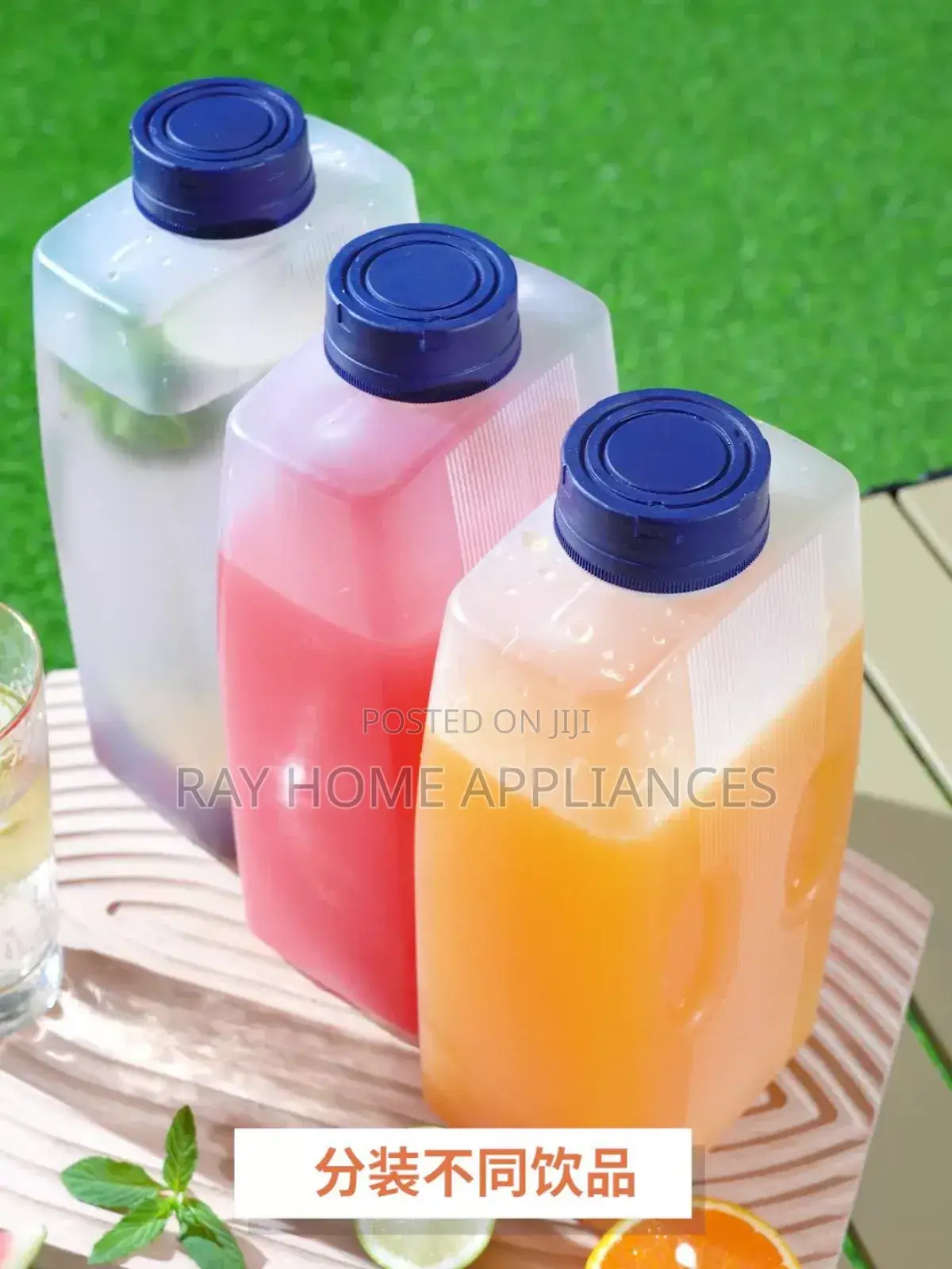 2l Water Bottle With Cap Refrigerator Jug Drink Dispenser