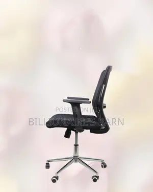 Barn Origin Office Chair Mid-Back Chrome Base • Smooth Movement