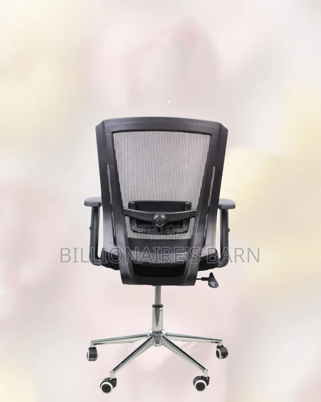 Barn Origin Office Chair Mid-Back Chrome Base • Smooth Movement