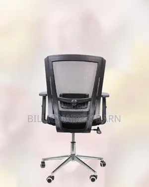 Barn Origin Office Chair Mid-Back Chrome Base • Smooth Movement