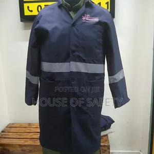 Navy Blue Work Coat Is Durable