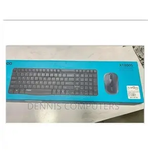 Rapoo Wireless Keyboard Mouse X1810 - Black