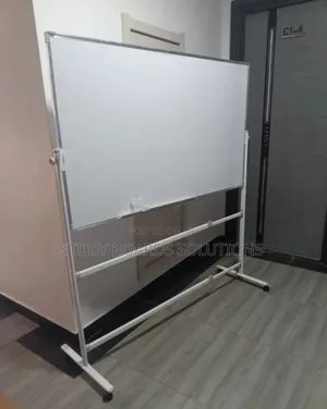 6ftx4ft Magnetic Whiteboard With Wheeled Stand Up for Grabs