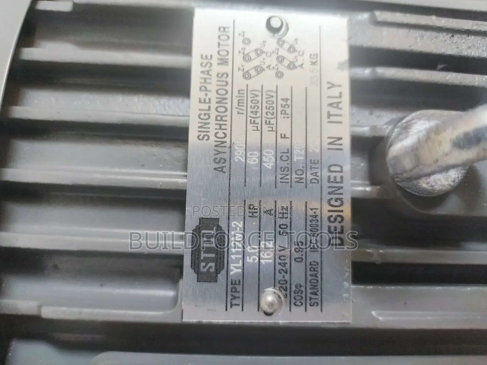 High Speed 5 Hp Single Phase Motor