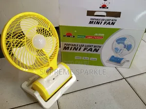 Rechargeable Mini Fan With a Led Light.