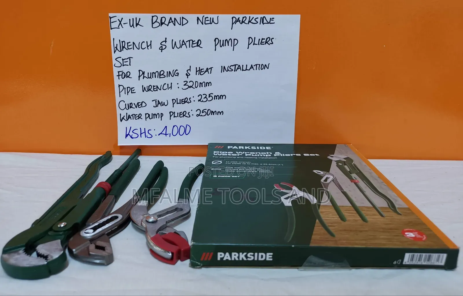 Wrench Water Pump Pliers Set.