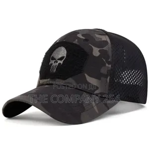 Punisher Baseball Cap Velcro Cap Tactical Outdoor Skull Camo Hat