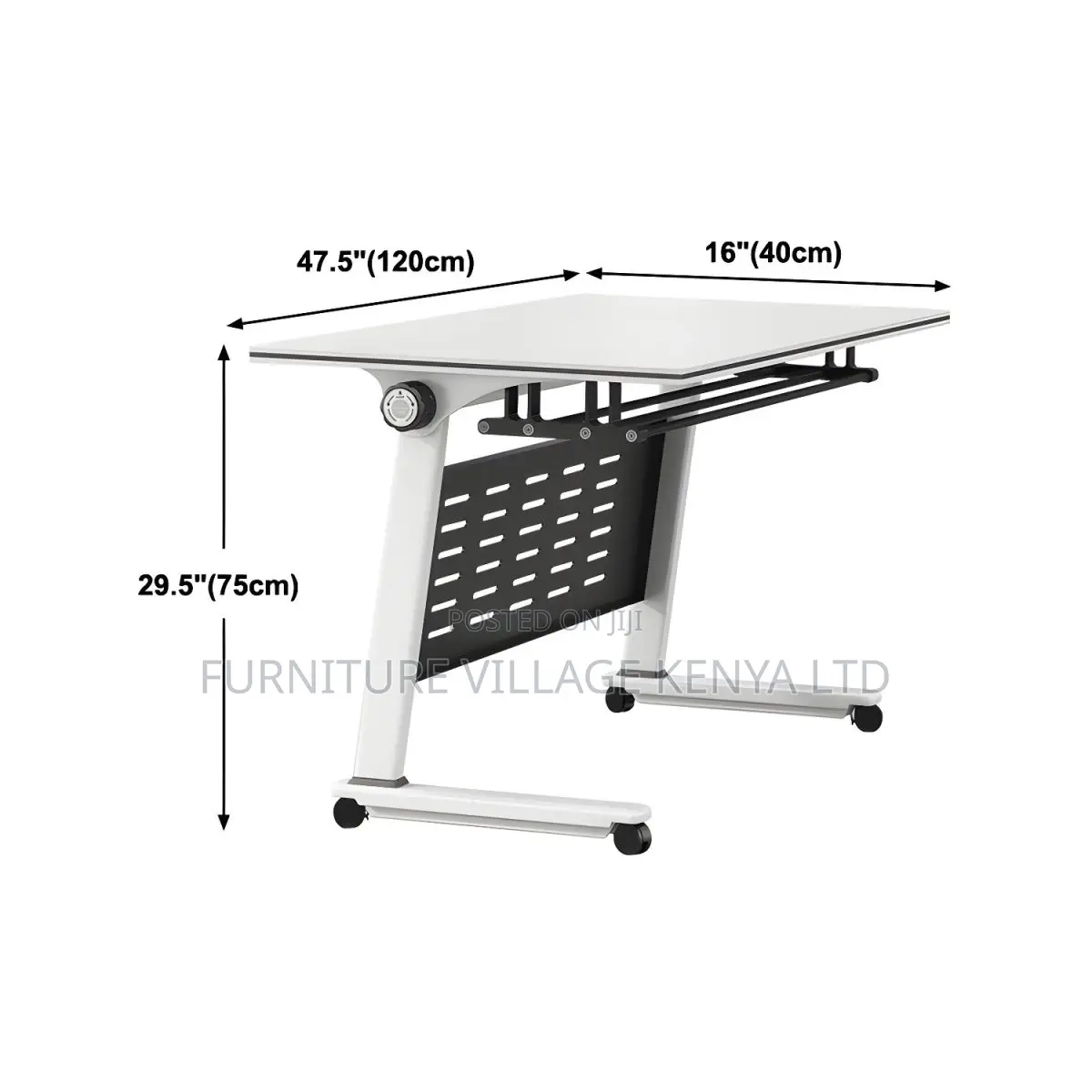 Modern Folding Desk With Wheels