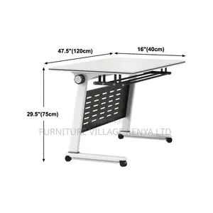 Modern Folding Desk With Wheels
