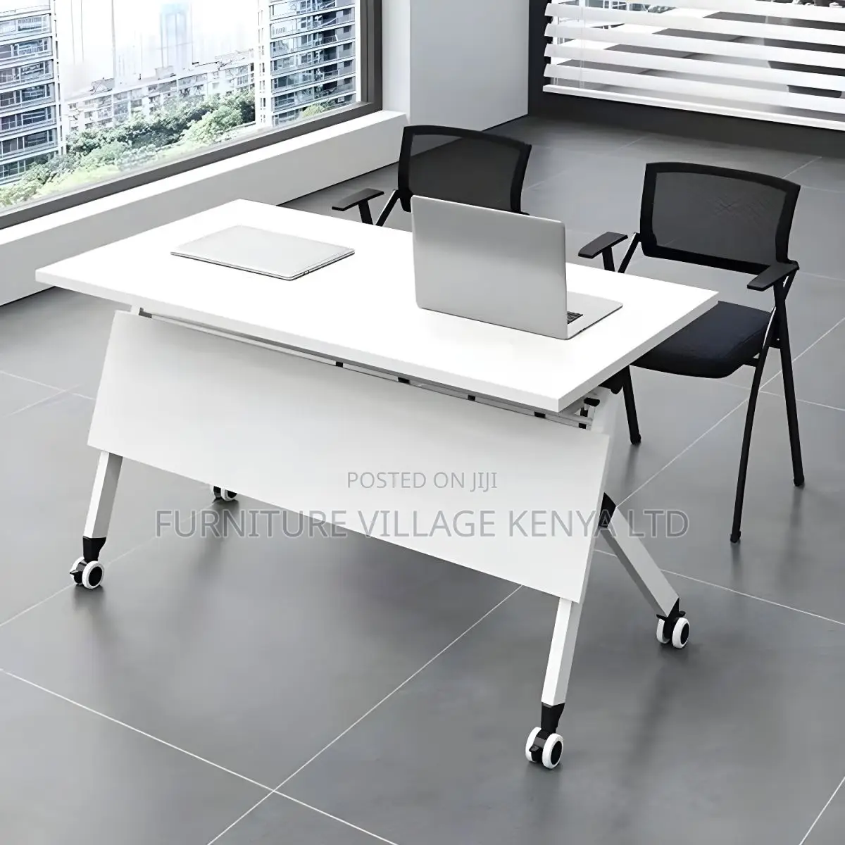 Modern Folding Desk With Wheels