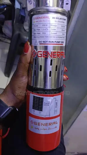 General Solar Water Pump 250 Watts 50 M Head