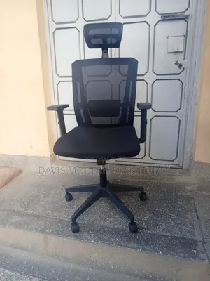Ergonomic High-Back Mesh Office Chair With Headrest