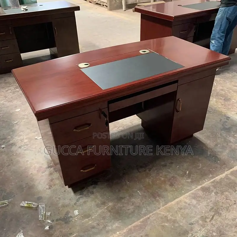 Executive 120cm Office Desk With Drawers
