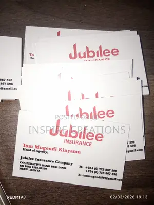 Nicely Printed B/S Cards✓