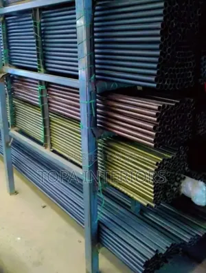 Wholesale Black Jua Kali Powder Coated Heavy Duty Curtain Rods