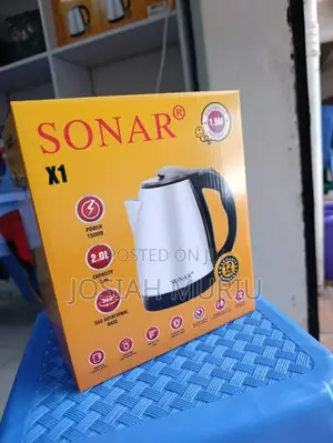 Sonar X1 Stainless Steel Electric Kettle.