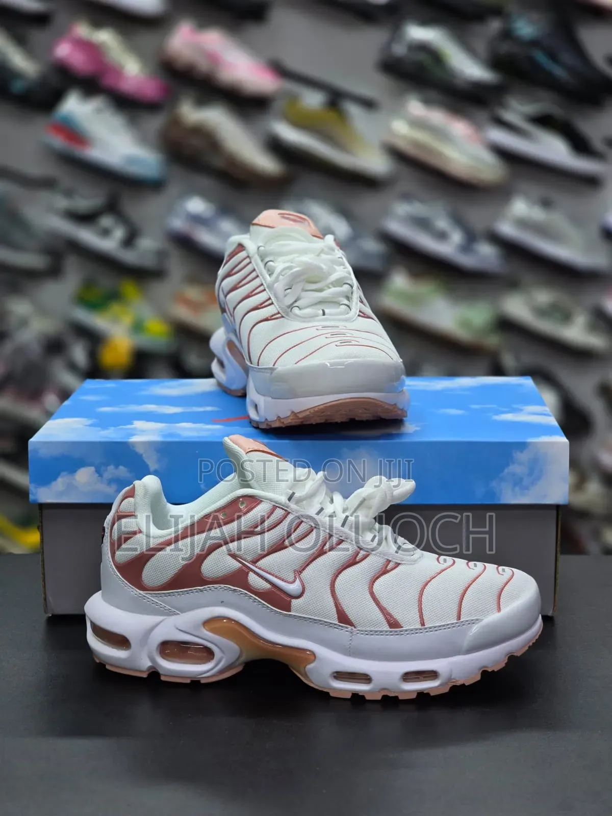 Nike Air Max Plus 'white Pink Oxford' Sneaker.