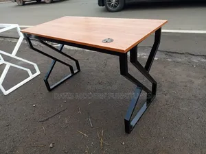 Modern Office Desk With Cable Port 