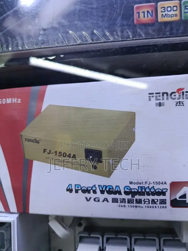 4 Port Vga Splitter, for Computer