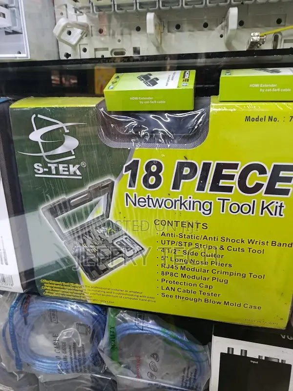 S-Tek 18pcs Networking Tool Ki
