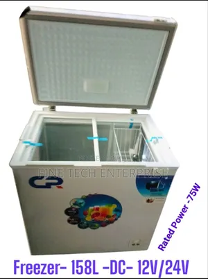 158 Litres Dc Chest Freezer(Uses Solar Only)