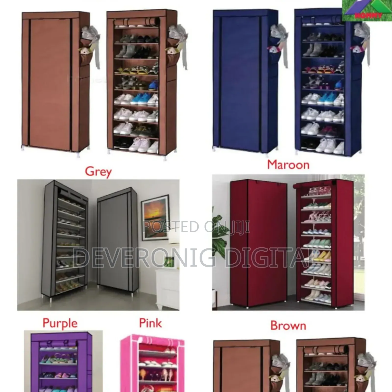 *Single Column Shoe Rack*