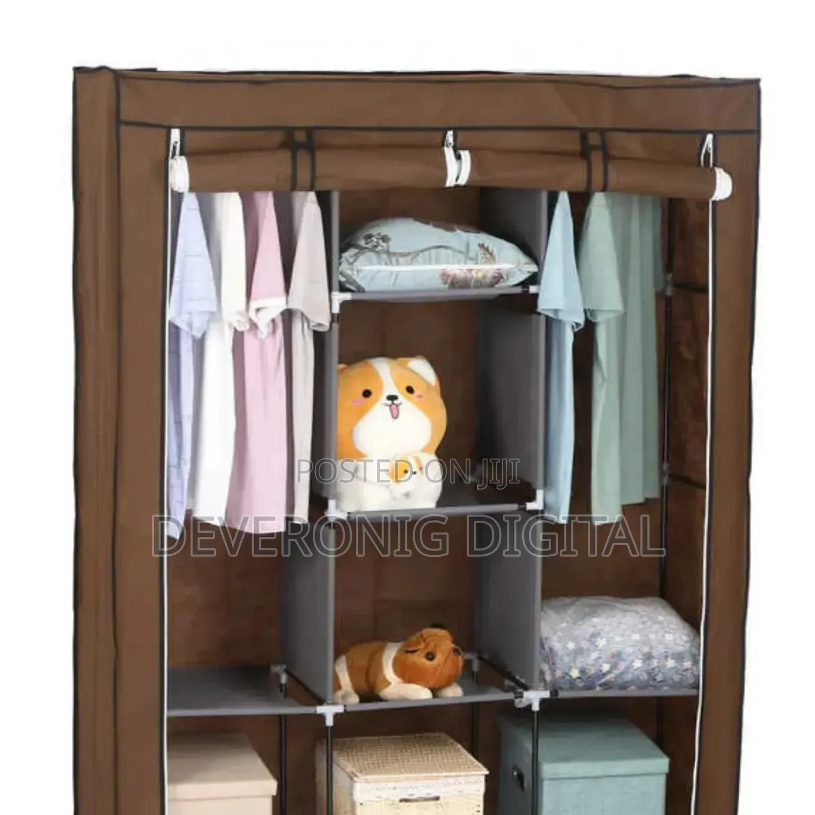 *2 Column Metallic Wardrobes