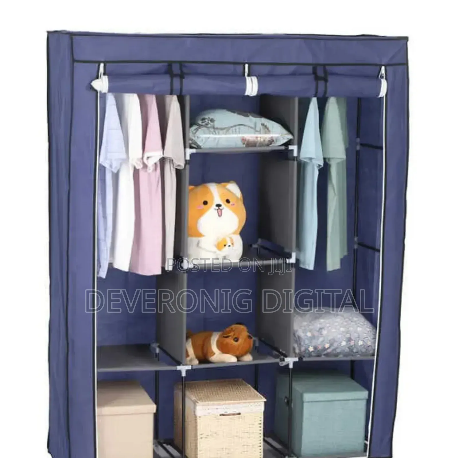 *2 Column Metallic Wardrobes