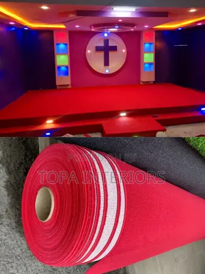 Red Carpets for Church Altar Floor Insulation Carpeting