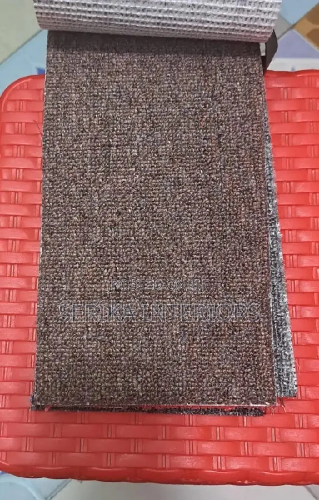 Chocolate Wall to Wall Carpets Environmental Friendly Office Carpets