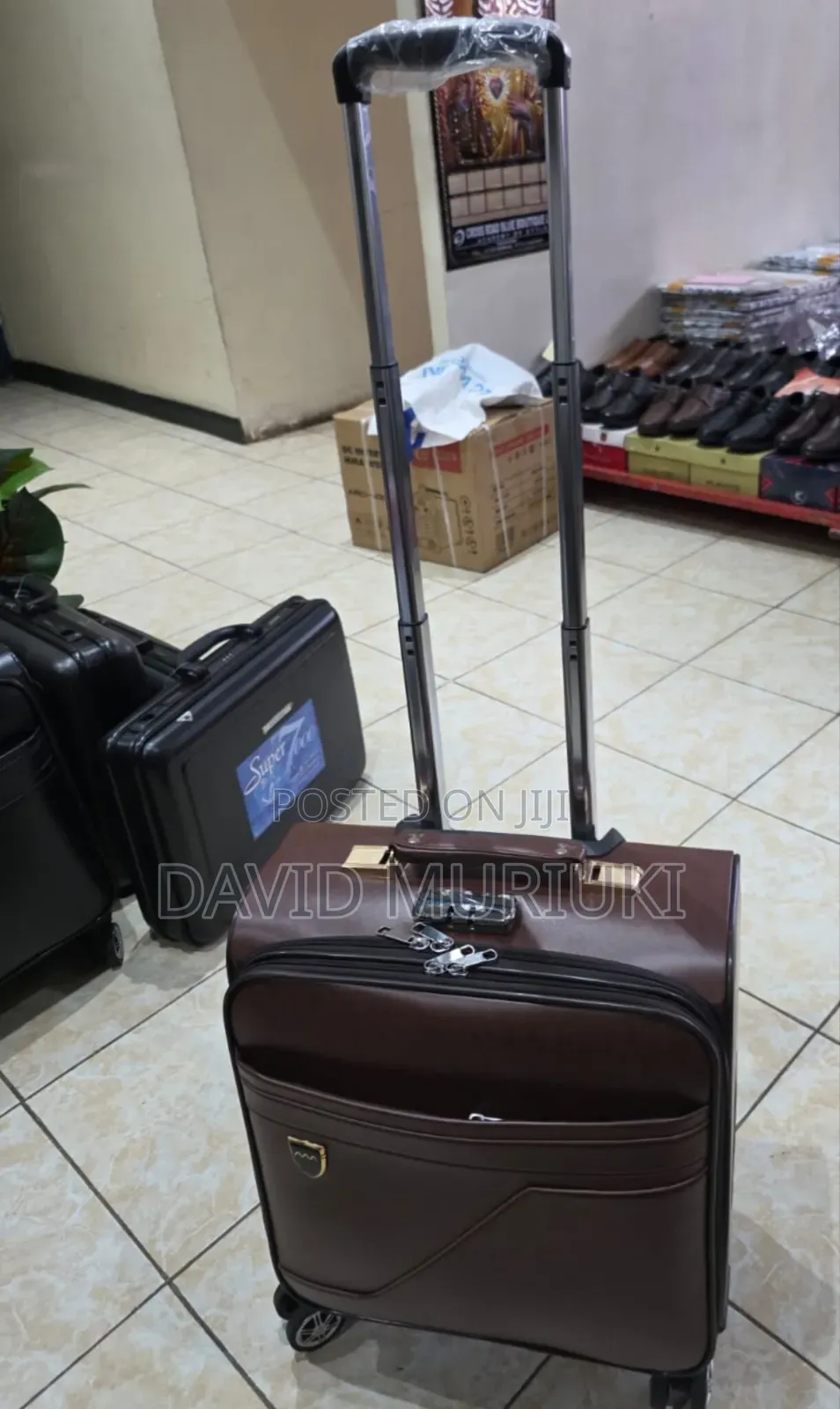 Pilot Bag Black and Coffee
