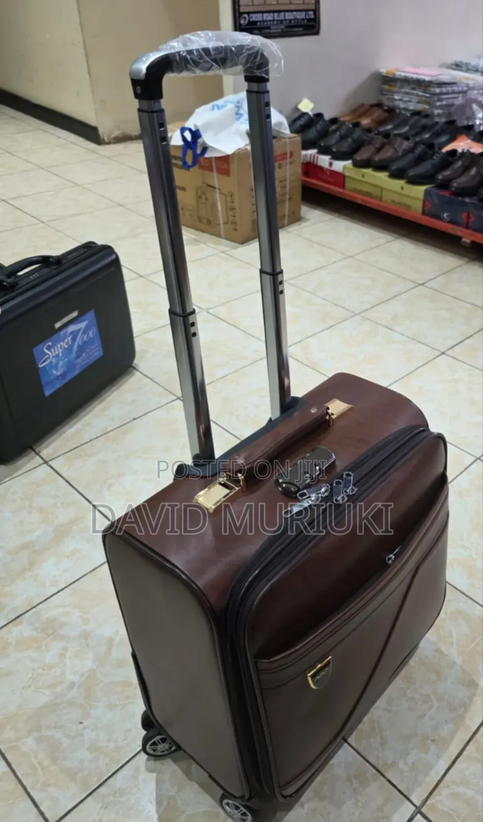 Pilot Bag Black and Coffee