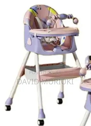 Baby Feeding Chair(Grey,Purple and Yellow)