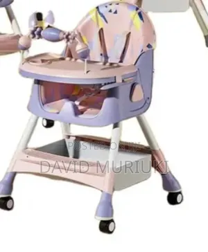 Baby Feeding Chair(Grey,Purple and Yellow).