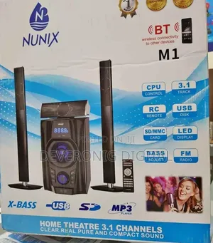 Nunix 3.1ch Nu- M1 Home Theater Speaker System