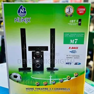 Nunix 3.1ch Nu- M7 Home Theater Speaker System