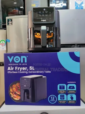 Von 5l Oil Free Nonstick Digital Air Fryer