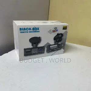 1. Wifi Triple Lens Dash Cam – Front, Rear Cabin View