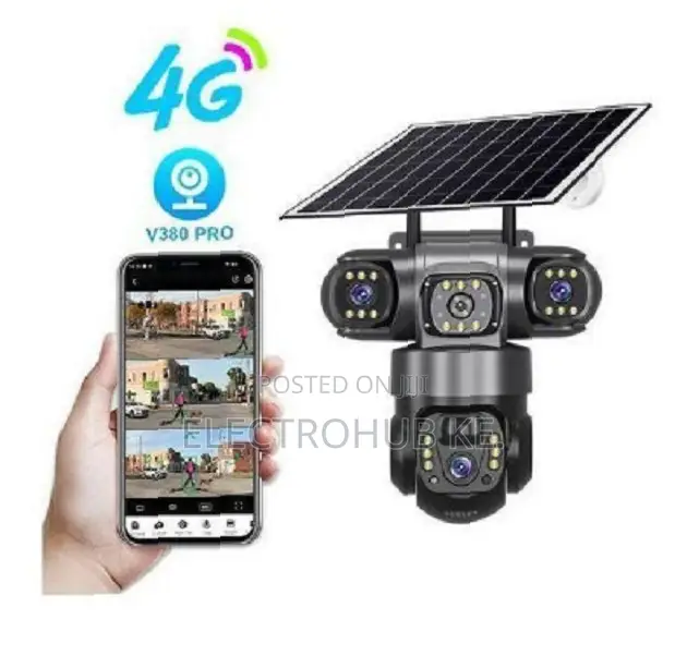Advanced 3 Eye Solar Light Triple Lens 4g Solar Ptz Camera