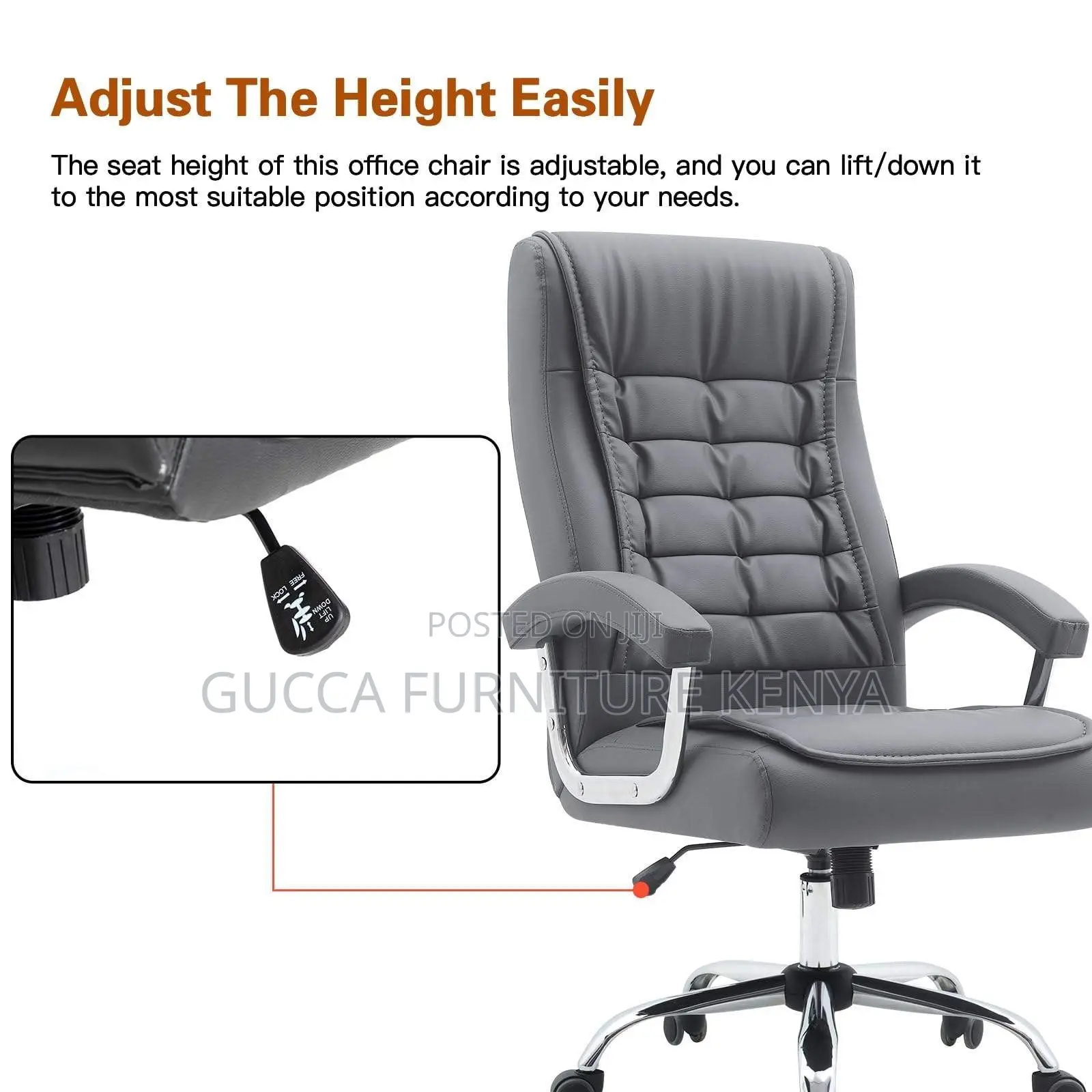 Executive Leather Boss Office Chair