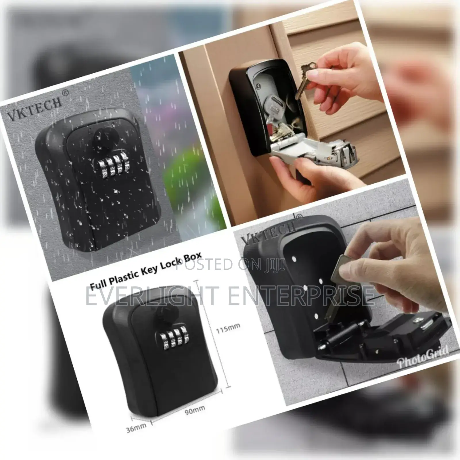 Weatherproof Wall Mounted Key Safe